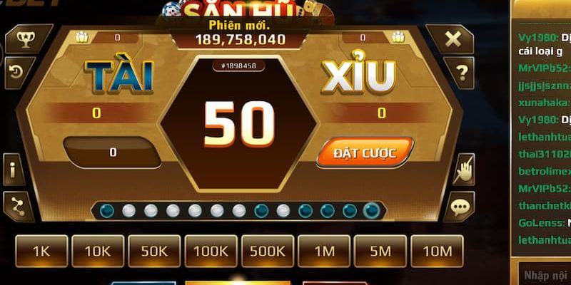 Các hình thức cược trong tài xỉu online Debet
